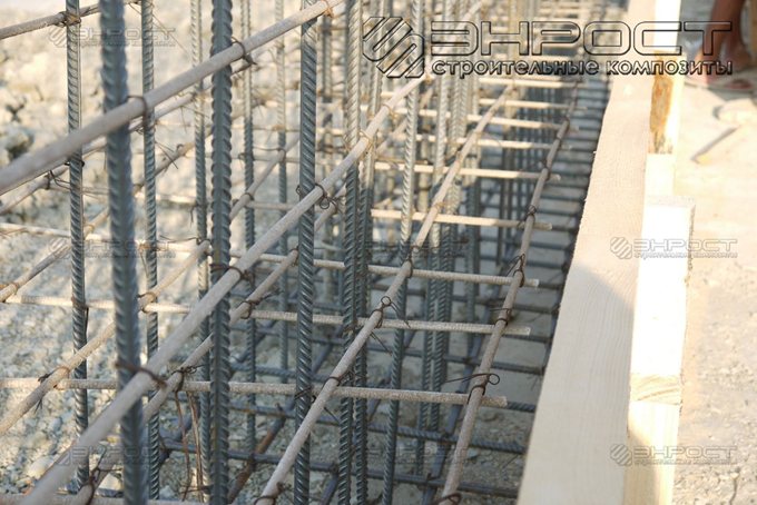 Применение стеклопластиковой арматуры "ROCKBAR" в фундаменте дома, г. Новороссийск